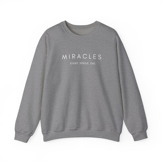 Miracles Crewneck Unisex Sweatshirt